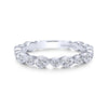 Gabriel & Co. 14k White Gold Stackable Diamond Ring