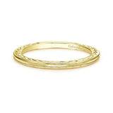 Gabriel & Co. 14k Yellow Gold Stackable Ring