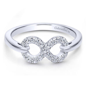Gabriel & Co. Sterling Silver Classic Gemstone Ring