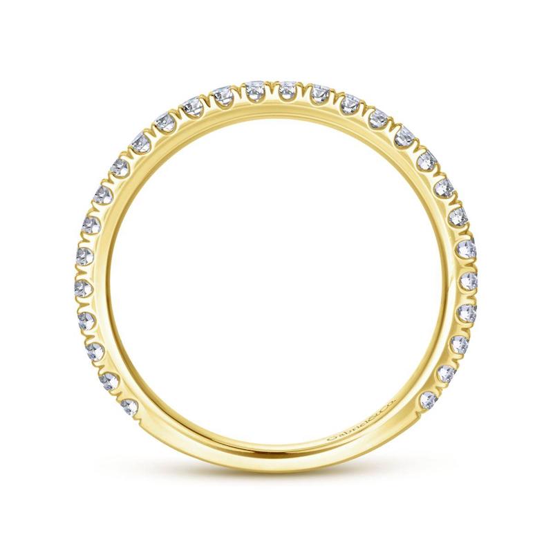 Gabriel & Co. 14k Yellow Gold Stackable Diamond Ring