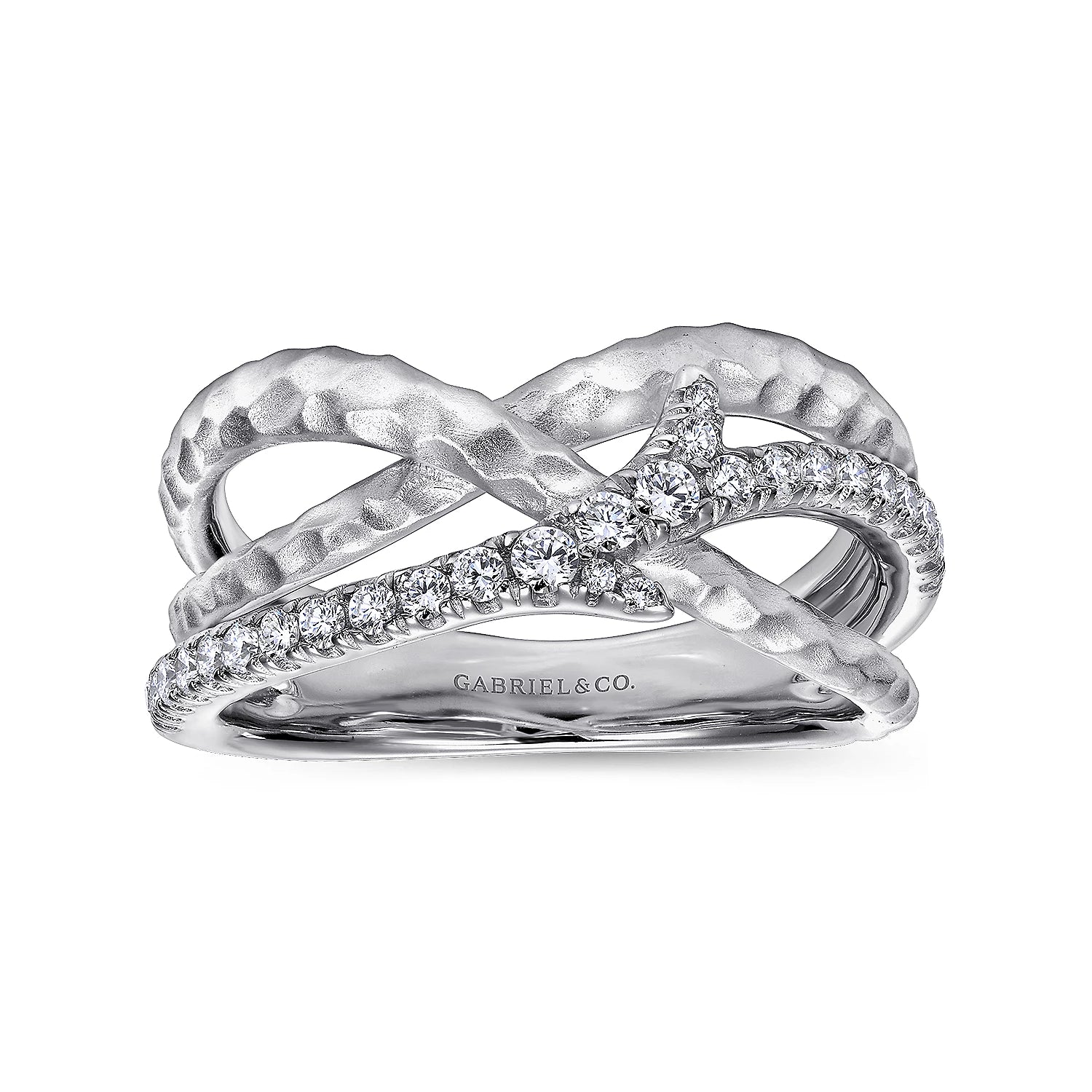Gabriel & Co. Sterling Silver Souviens Gemstone Ring