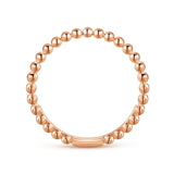 Gabriel & Co. 14k Rose Gold Stackable Ring