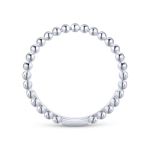 Gabriel & Co. 14k White Gold Stackable Ring