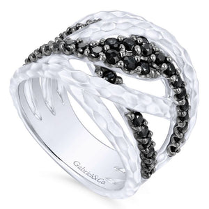 Gabriel & Co. Sterling Silver Souviens Gemstone Ring