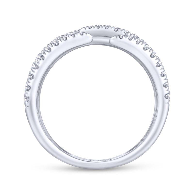 Gabriel & Co. 14k White Gold Kaslique Diamond Ring