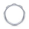 Gabriel & Co. 14k White Gold Lusso Diamond Ring