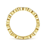 Gabriel & Co. 14k Yellow Gold Stackable Diamond Ring