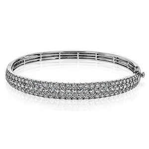 Simon G Fashion Simon Set Bangle In 18K Gold With Diamonds (White)