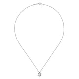 Gabriel & Co. Sterling Silver Grace Pearl Necklace