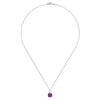 Gabriel & Co. Sterling Silver Lusso Color Gemstone Necklace