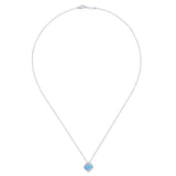 Gabriel & Co. Sterling Silver Bujukan Gemstone Necklace