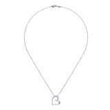 Gabriel & Co. Sterling Silver Classic Gemstone Necklace