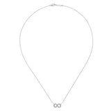 Gabriel & Co. Sterling Silver Classic Gemstone Necklace