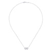 Gabriel & Co. Sterling Silver Classic Gemstone Necklace