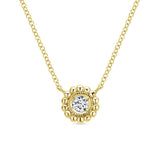 Gabriel & Co. 14k Yellow Gold Bujukan Diamond Necklace