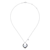 Gabriel & Co. Sterling Silver Souviens Gemstone Necklace