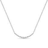 Gabriel & Co. 14k White Gold Lusso Diamond Necklace