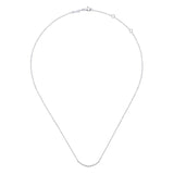 Gabriel & Co. 14k White Gold Lusso Diamond Necklace