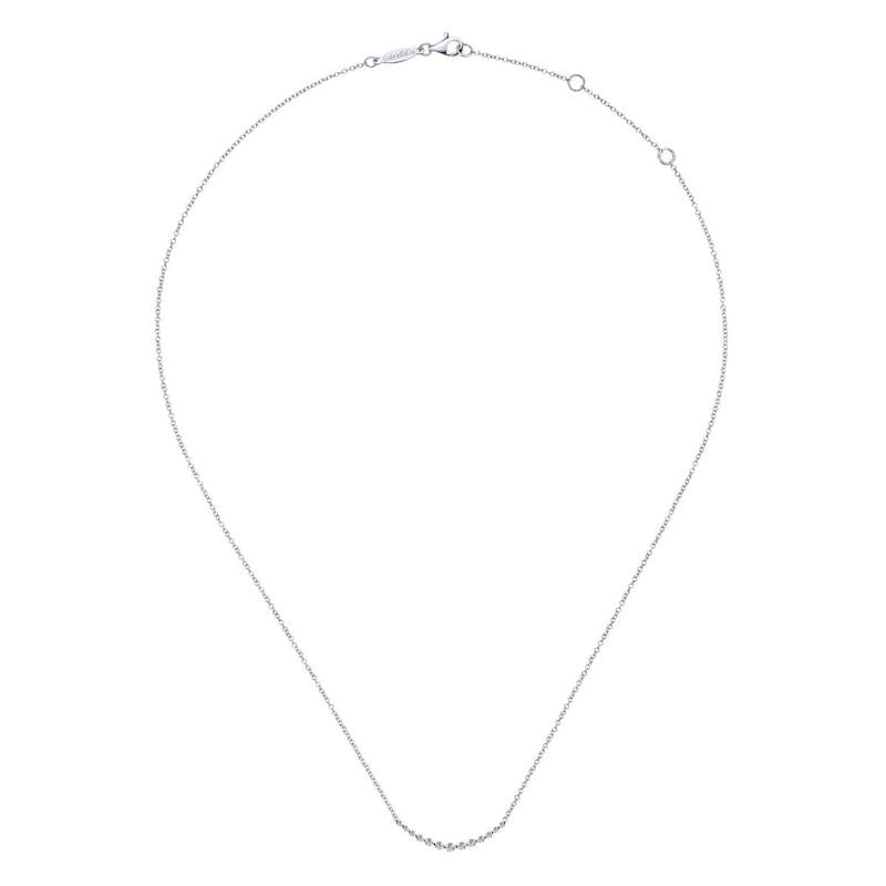 Gabriel & Co. 14k White Gold Lusso Diamond Necklace