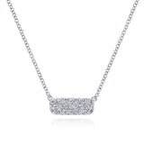 Gabriel & Co. 14k White Gold Lusso Diamond Necklace