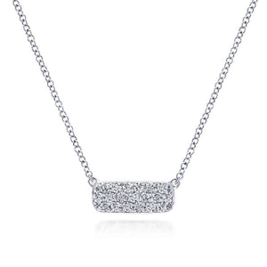 Gabriel & Co. 14k White Gold Lusso Diamond Necklace