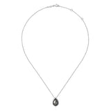 Gabriel & Co. Sterling Silver Souviens Gemstone Necklace