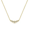 Gabriel & Co. 14k Yellow Gold Lusso Diamond Bar Necklace