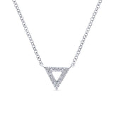 Gabriel & Co. 14k White Gold Kaslique Diamond Necklace