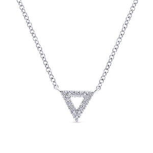 Gabriel & Co. 14k White Gold Kaslique Diamond Necklace