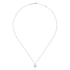 Gabriel & Co. 14k White Gold Grace Pearl & Diamond Necklace