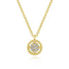 Gabriel & Co. 14k Yellow Gold Bujukan Diamond Necklace