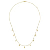 Gabriel & Co. 14k Yellow Gold Kaslique Diamond Necklace