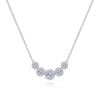 Gabriel & Co. 14k White Gold Lusso Diamond Bar Necklace