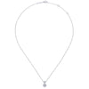 Gabriel & Co. 14k White Gold Lusso Diamond Necklace