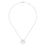 Gabriel & Co. 14k White Gold Kaslique Diamond Necklace