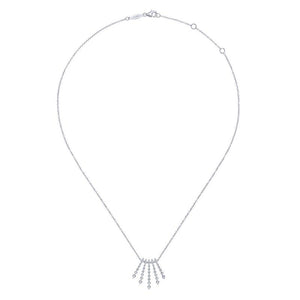 Gabriel & Co. 14k White Gold Kaslique Diamond Necklace