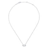 Gabriel & Co. 14k White Gold Lusso Diamond Necklace