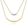 Gabriel & Co. 14k Yellow Gold Bujukan Diamond Necklace