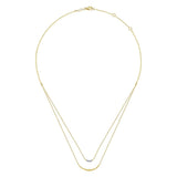 Gabriel & Co. 14k Yellow Gold Bujukan Diamond Necklace