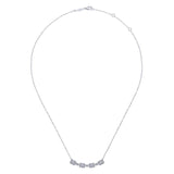 Gabriel & Co. 14k White Gold Lusso Diamond Necklace