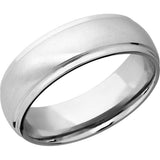 Lashbrook White Platinum 7mm Men's Wedding Band