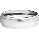 Lashbrook White Platinum 7mm Men's Wedding Band