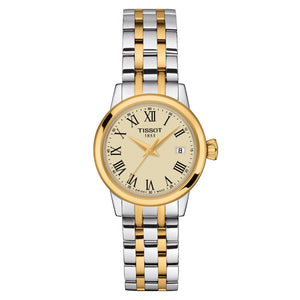 Tissot Classic Dream Lady (Stainless Steel, Grey/Yellow Gold 1N14) Roman