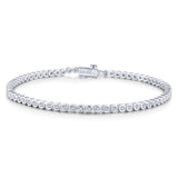 Gabriel & Co. 14k White Gold Lusso Diamond Tennis Bracelet