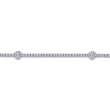 Gabriel & Co. 14k White Gold Lusso Diamond Tennis Bracelet