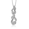Simon G Fashion Trellis Pendant Necklace In 18K Gold With Diamonds (White)