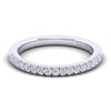 Gabriel & Co. 14k White Gold Contemporary Anniversary Wedding Band