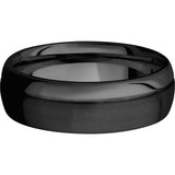 Lashbrook Black Zirconium 7mm Men's Wedding Band