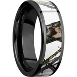 Lashbrook Black Cobalt chrome 7mm Men's Wedding Band