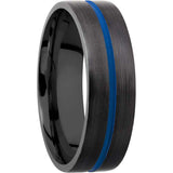 Lashbrook Black Zirconium 7mm Men's Wedding Band